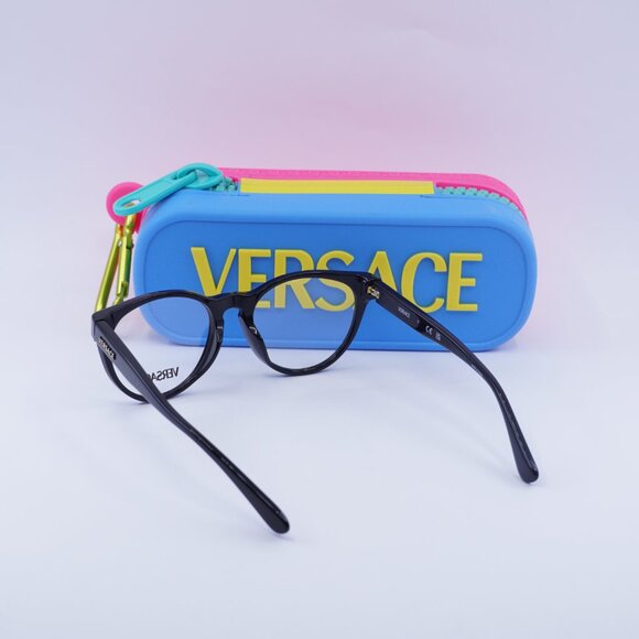 Versace Kids VK3321U GB1 Cat Eye Eyeglasses 48mm - Black - Picture 10 of 10
